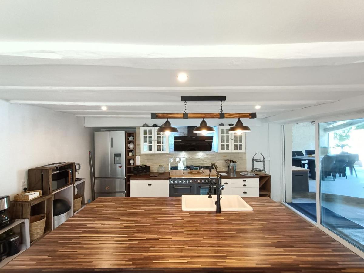 Gite 3 Etoiles Avec Spa, 2 Chambres Le Logis De Pearl Salles-sur-Mer Extérieur photo