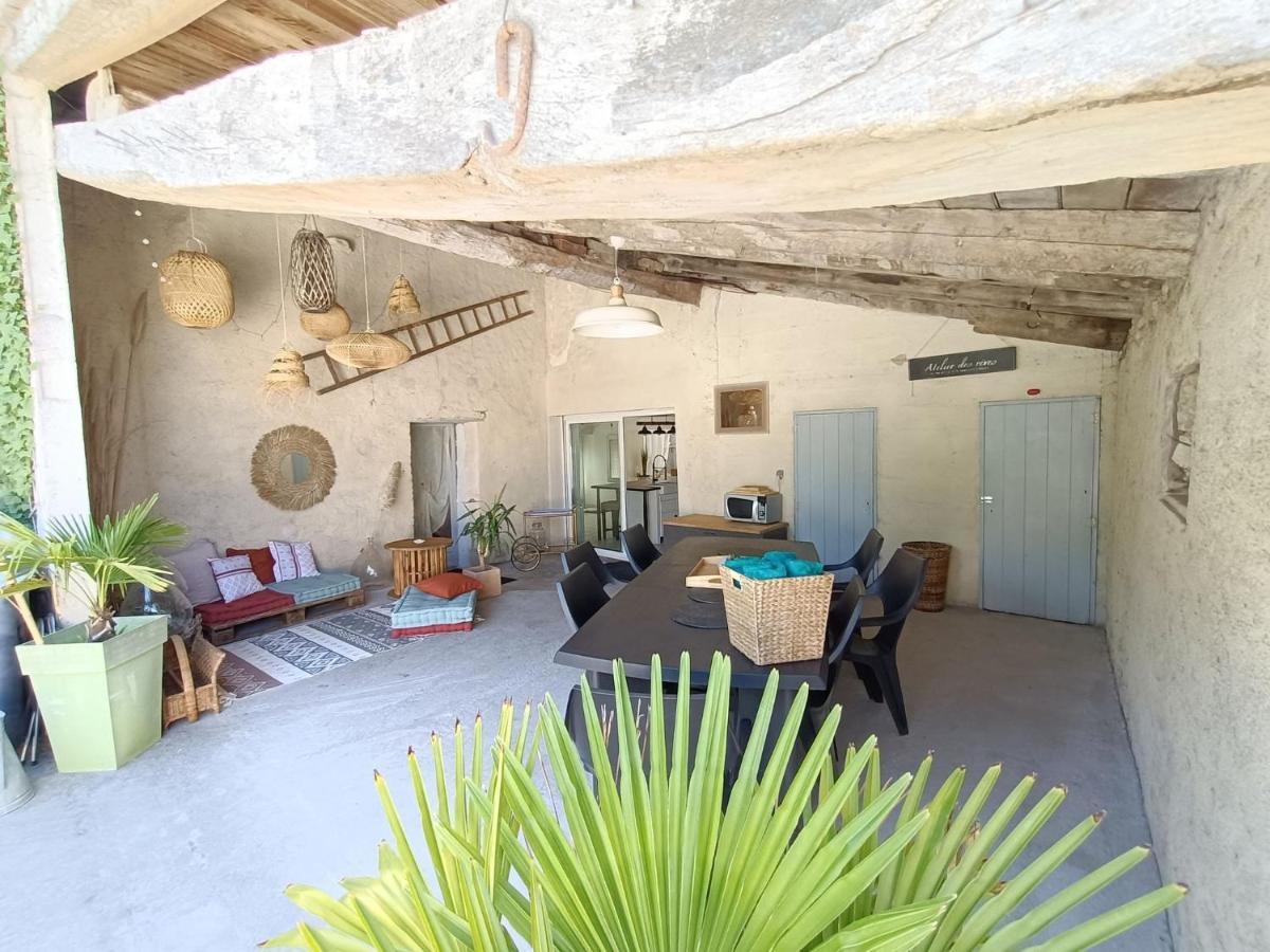 Gite 3 Etoiles Avec Spa, 2 Chambres Le Logis De Pearl Salles-sur-Mer Extérieur photo